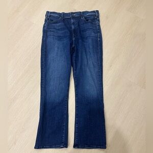 Mother The Hustler Ankle Heirloom Dark Wash Jeans Size 33